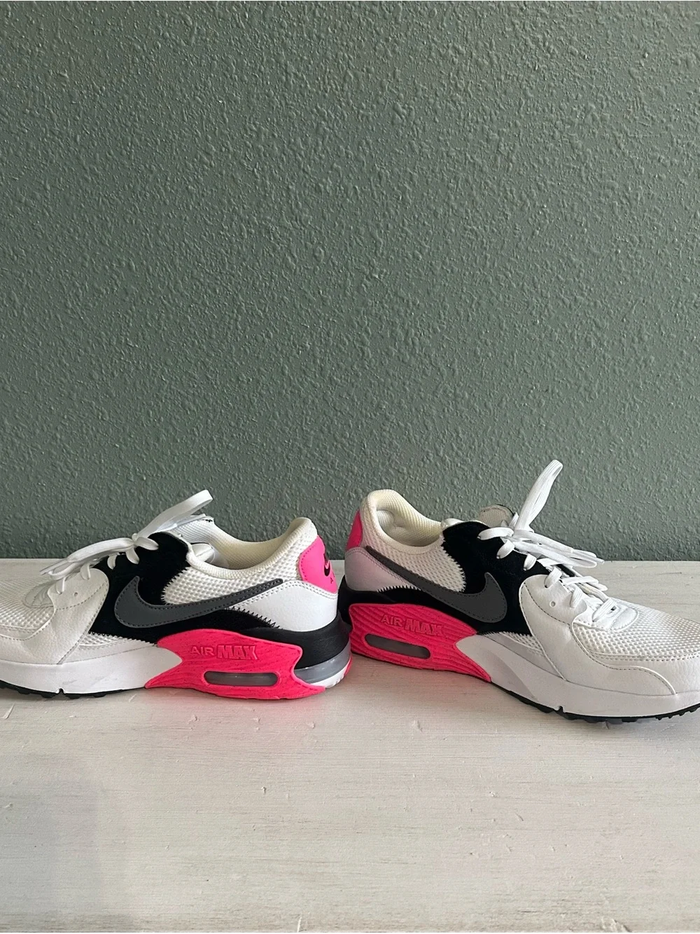 Nike Air Max Excee Sneakers CD5432-100 - White Pink Black Gray Women’s Size 9